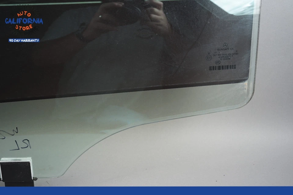 07-13 Mercedes W221 S550 S63 S400 S350 Rear Left Side Door Window Auto Glass OEM - Image 2 of 4
