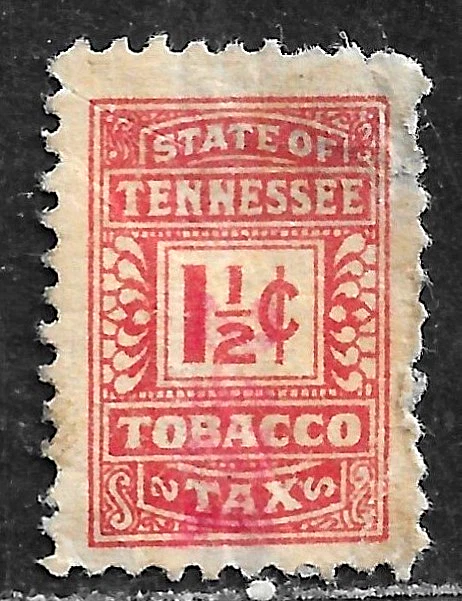cigarette tax in tennessee Tobacco Tax Stamp Indiana US Revenue Stamps for sale