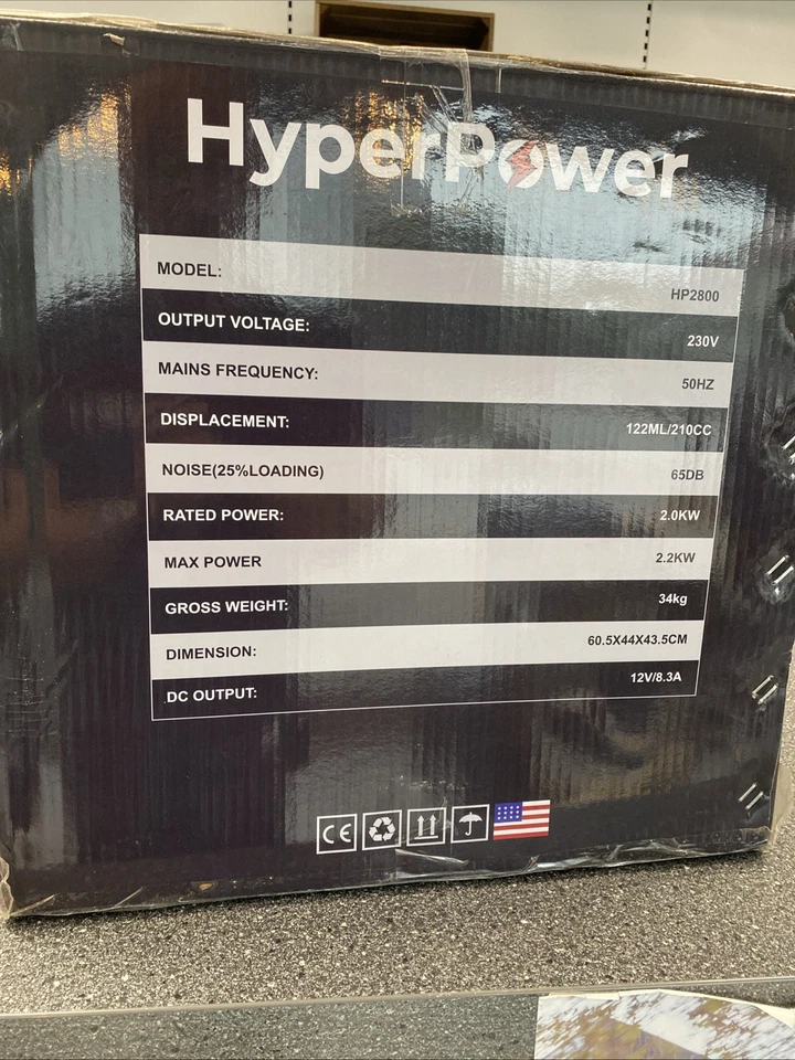 Notstromaggregat 2200W 4-Takt 2.2 KW Benzin Generator