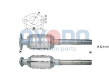 Katalysator Oyodo 10N0021-OYO für FIAT PUNTO Van 16V 176AP 176AR 176AQ 176BB