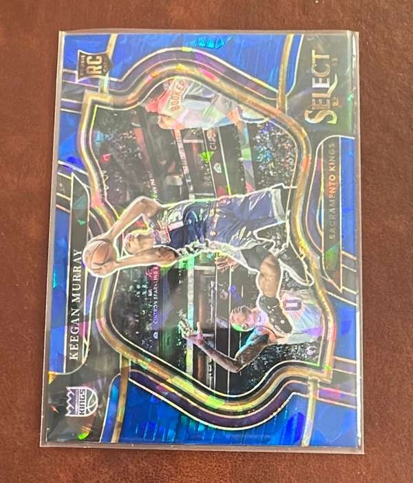 2022-23 Panini Select - Blue Cracked Ice Prizms #294 Keegan Murray