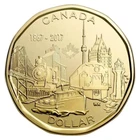 2017 Canada 150th Anniv. Connecting A Nation Loonie Coin. One Dollar $1 Loon