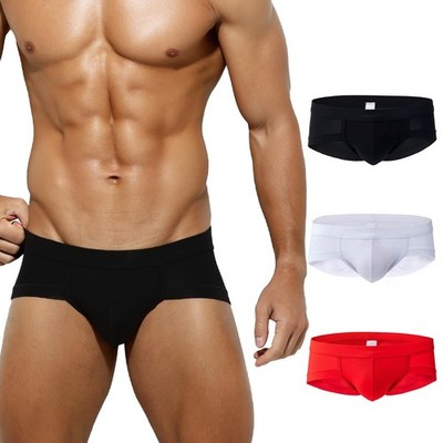 Herren Slip Modal Boxer Unterhosen 3er Pack, Basic Briefs Männer Slips Unterw...