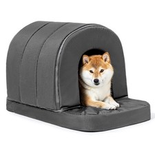Orthopedic Dog Bed House - Outdoor Waterproof Dog Tent with Washable Removabl...
