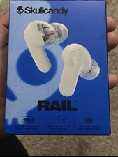 Skullcandy Rail Wireless Earbuds, Bluetooth Headphones, Noise Isolating Fit NIB