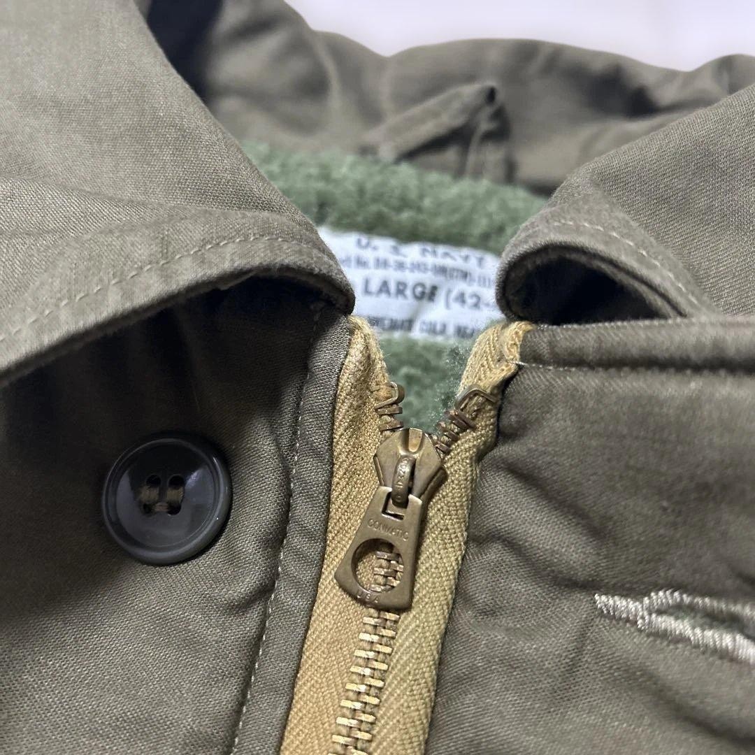 Buzz Rickson's USCG A-2 Deck Jacket L Vintage Sty… - image 10