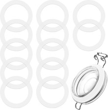 12 Pcs Rubber Seals 3.75 Inch Airtight Silicone Jar Gaskets Replacement