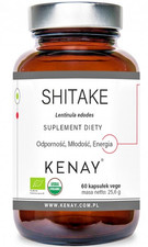 BIO SHIITAKE Champignon (Scléroder Comestible) (Lentinus edodes) 350mg 60 gél...