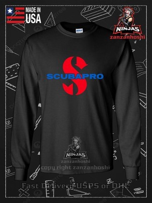 New Scubapro Scuba Pro Logo Men's Long Sleeve T-Shirt American T-Shirt