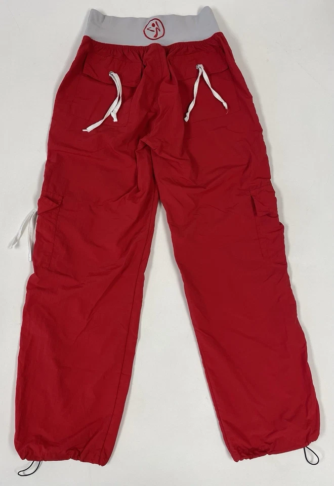 Pantalones de Baile Zumba Go Rojo Por Tu Corazón Edición Limitada Carga Rojo Capri Talla S Foto 2 de 4