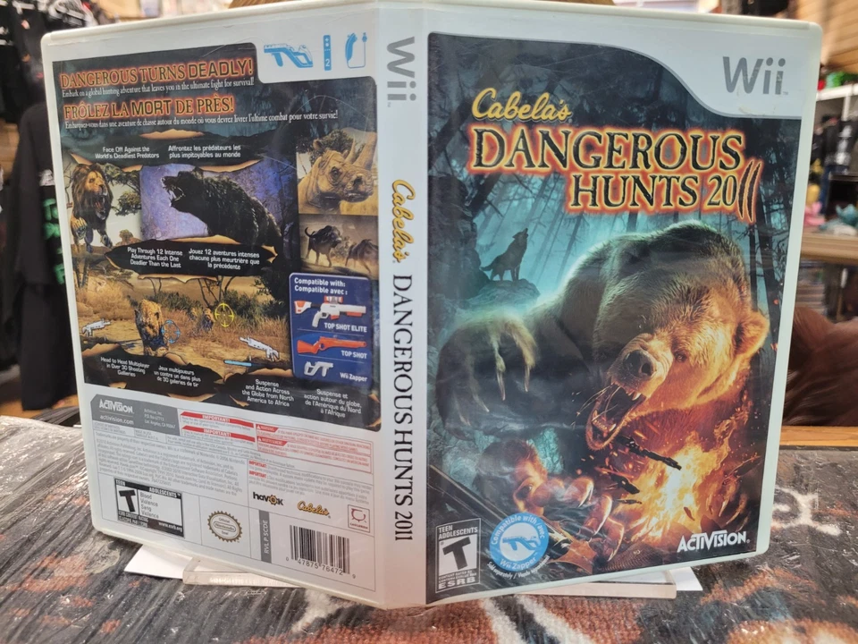 Cabela's Dangerous Hunts 2011 Wii CIB EN/FR Tested Free Shipping in Canada !! - Image 2 of 4