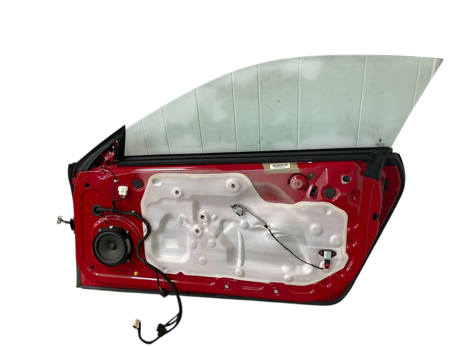 2008-2016 MASERATI GRANTURISMO 4.7L RWD FRONT RIGHT DOOR W/GLASS ROSSO TRIONFALE