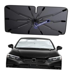2026 Windshield Sun Shade Umbrella, Foldable Car Sunshade for Mid-Size Medium