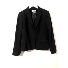 Calvin Klein Black Two Button Blazer S2JT2689 Professional Suit Jacket 10