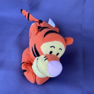 NWT 1997 VTG The First Years TIGGER Disney Winnie The Pooh 5'' Plush Rattle Toy