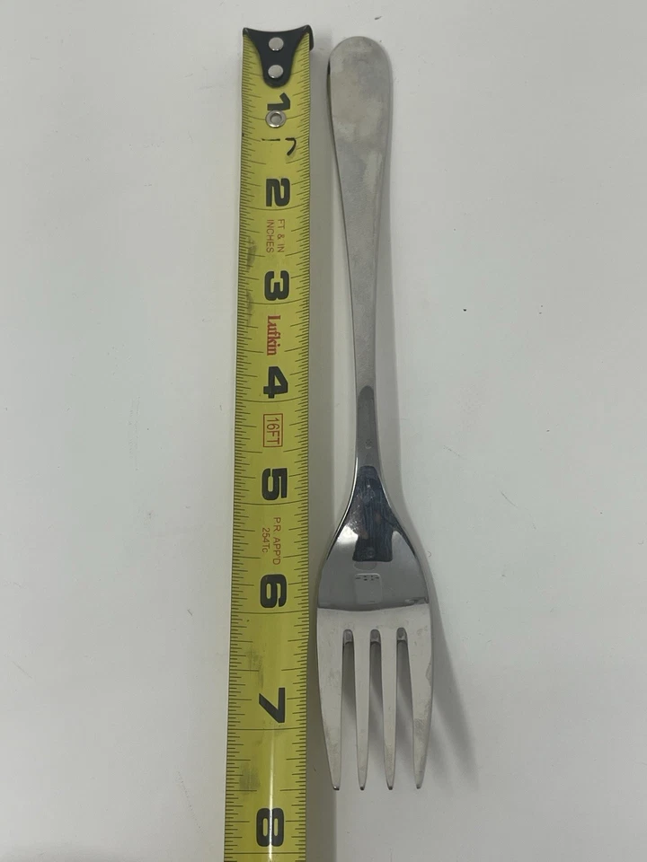 WMF Cromargan Alemania LINE Tenedor de cena Cubiertos de acero inoxidable Juego de 6 tenedores de 7 1/2” Foto 4 de 4