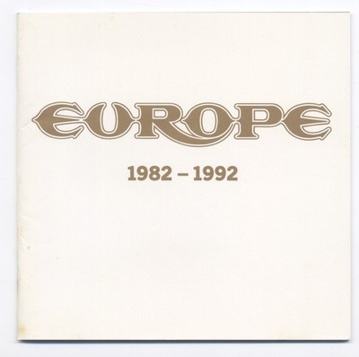 Europe    1982-1992     ESCA 5798  Compilation   CD  Japan  . freeship