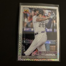 2026 TOPPS SERIES 1 SILVER PACK MOJO WARMING BERNABEL RC ROCKIES #91C-21 -