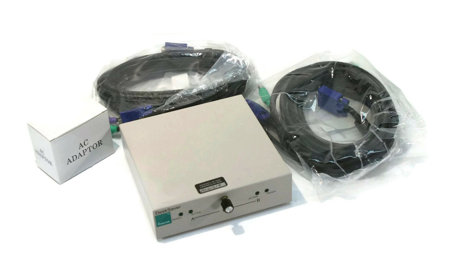 Emcon Model 915-des0-0002 Kvm / Desksaver 2 Port, Ps/2 