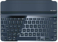 Logitech Magnetic Clip-On Ultra-thin Bluetooth Keyboard Case iPad Air Space Grey