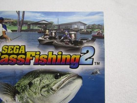 Authentic Instruction Manual Sega Bass Fishing 2 for Sega Dreamcast