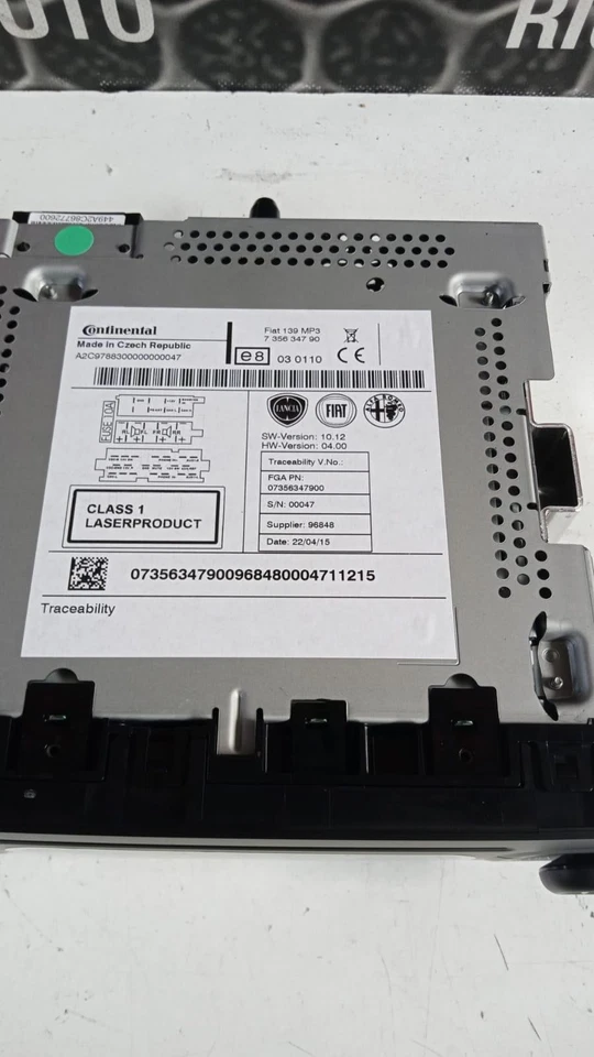 FIAT Panda 3° Serie (12>) AUTORADIO PER 735634790 - Immagine 2 di 4