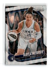 Kayla McBride 2025 Panini Prizm WNBA White Seismic Prizms #45 Minnesota Lynx