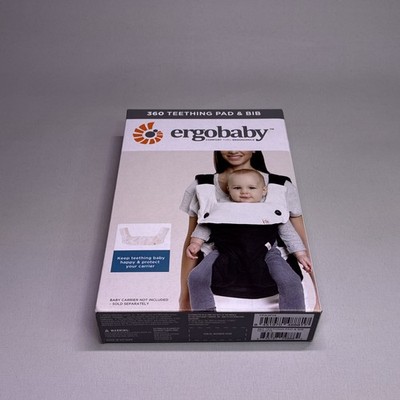 Ergobaby Teething Pad and Bib for 360 Baby Carrier, Natural, 7.8x5.2x1.4 Inches