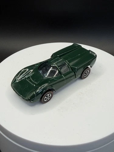 Vintage Hot Wheels Redline Lola GT70 Green Enamel - Very Good Condition
