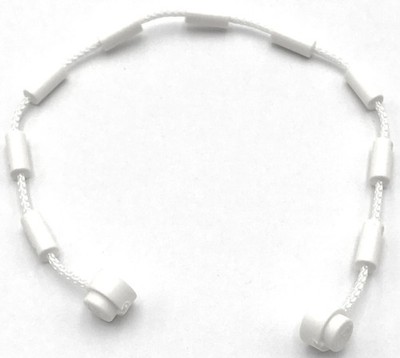 Lego New White String w/ End Studs 21L overall w/ Rope Climbing Grips inv 27 52