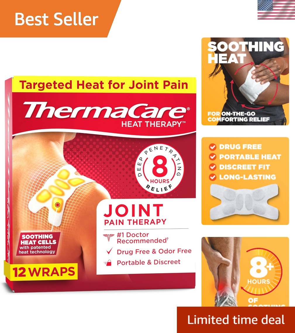 S - Adhesive Heatwraps For Joint & Muscle Relief