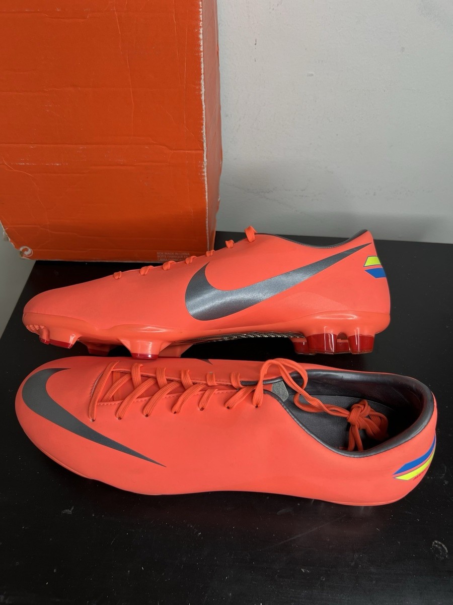 Nike Mercurial Glide Vapor VIII 8 Mango FG Sz 11 US Football