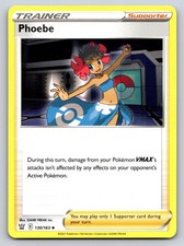 Phoebe 130/163 Battle Styles Uncommon NM Pokemon TCG