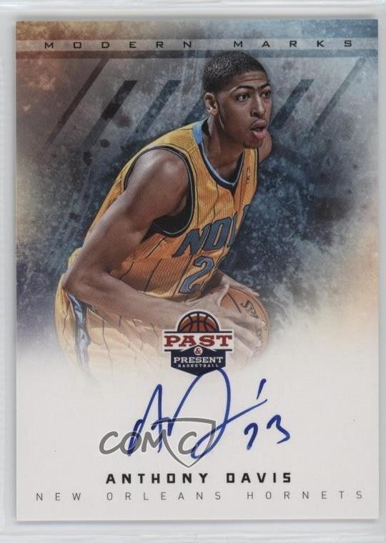 2012-13 Panini Past & Present Modern Marks Anthony Davis #37 Auto 1e41