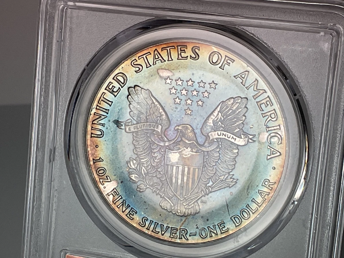 American Eagle MS 67 PCGS Certified Silver Bullion Coins for sale