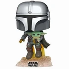 Funko Star Wars Pop! Vinyl The Mandalorian with Grogu Bobblehead Figure