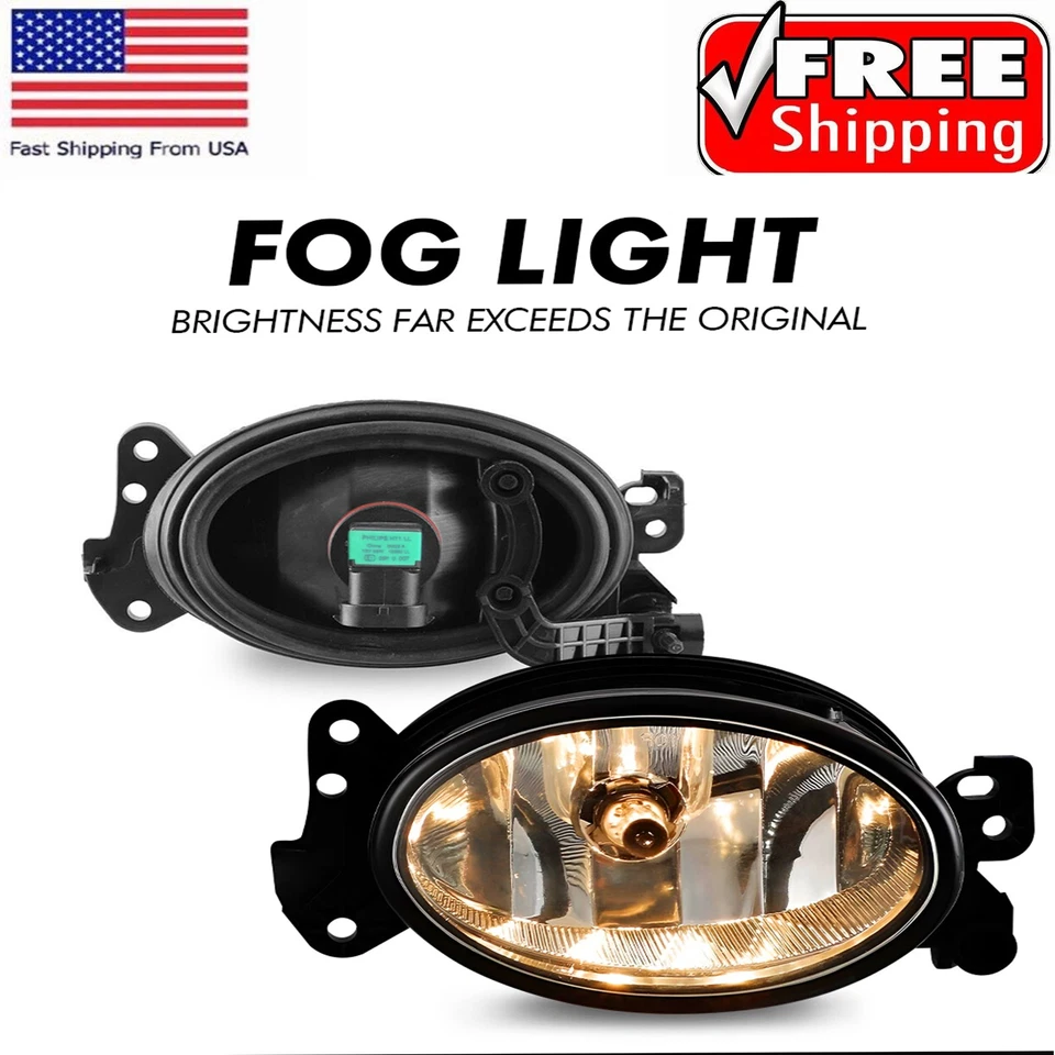 Par de luces antiniebla delanteras para lámpara Mercedes Benz CLK E ML clase derecha + derecha Foto 2 de 4