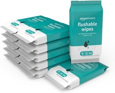 Septic Safe Adult Wipes, Flushable, Fragrance Free, 504ct