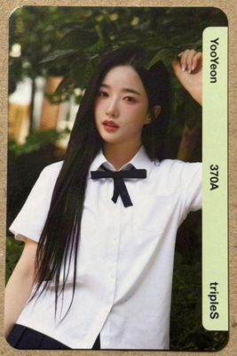 tripleS YooYeon Objekt 370A Photocard PC Photo card kpop QR not