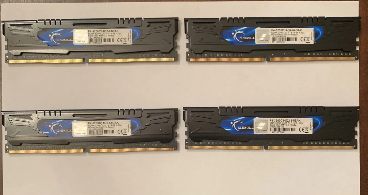 32 GB Total Capacity DDR4 SDRAM Memory (RAM) 4 Modules for sale | eBay