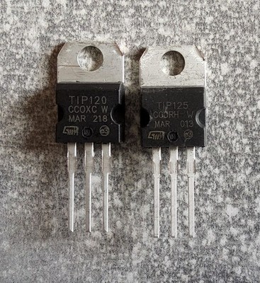 TIP120 NPN, TIP125 PNP Transistor TO-220 Menge Wählbar 1-10 Stück