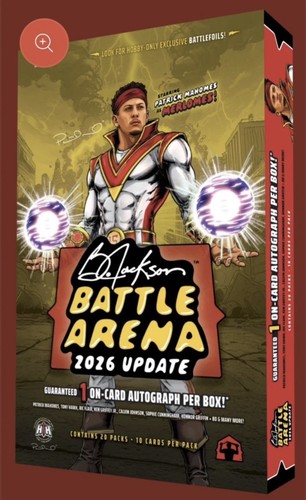 26 Bo Jackson Battle Arena Patrick Mahomes Update Hobby Box Sealed Presale