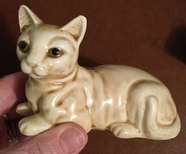 Vintage Porcelain  Japan Made Cat  Figurine 5  eBay