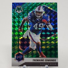 2021 Panini Mosaic Green Prizm #32 Tremaine Edmunds Bills