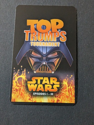 Tarjeta individual 2009 de Aayla Secura Top Trumps Star Wars episodios 1-3 - Imagen 4 de 4