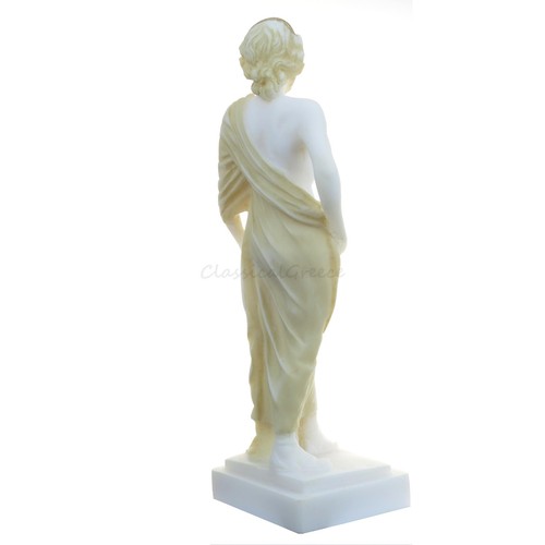 Statue Ancient Greek Asclepius Alabaster 9" - 23cm Cast Marble Mythology Medic - Picture 6 of 9