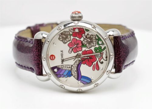 MICHELE Garden Party Collection Limited Edition 097/750 Ladies Quartz Watch +Box