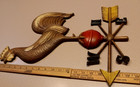 BIG Vintage Sexton Cast Metal Wall Hanging Rooster Weathervane Plaque 512 D USA — photo 8
