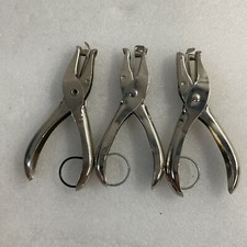 3 Single Handheld Hole Punches