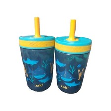 Contigo Kid's 14 oz. Spill-Proof Tumbler with Straw 2-Pack- Sharks